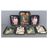 7x Vintage Coca Cola Trays