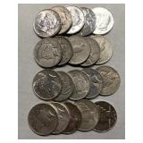 20x - Mixed Date Peace Silver Dollars 1920s-30s
