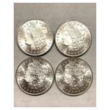 4x - 1 Ozt 999 Fine Silver Rounds / Ingots