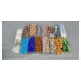 15 X Bid Containers Jewelry Aking Loose Beads.
