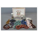 Cigar Box Of  2 Sterling Silver Clasp Raw And