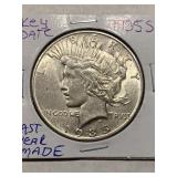 1935-s Key Date Peace Silver Dollar