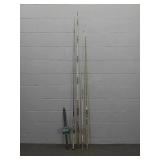 5 Assorted Fishing Rods