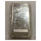 Large 10 Ozt .999 Fine Silver Bar
