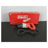 Milwaukee Sawzall In Case W Blades - Works