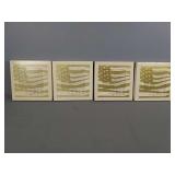 4x Fenton Collector Plates