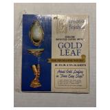 Vintage Package Of 25 Gold Leaf Sheets Real Gold