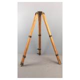Dietzgen Wood And Brass Transit Tripod