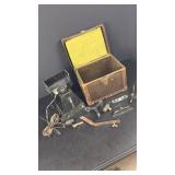 Antique Compur Camera And Case - Untested