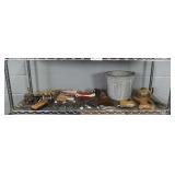 Shelf Lot Of Vintage Items