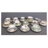 13x Tea Cups And Saucers
