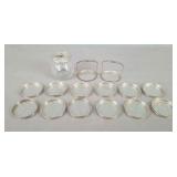 Sterling Silver And Glass & Coaster Lot.