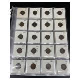 100x Indian Cents Mostly 1800s Grades up to F-VF