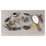 Vintage Cast Pots, Iron, Corn Shuckers, And More