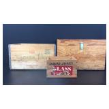 Wood Crate / Box Lot - One Insulated