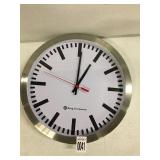 BJERG INSTRUMENT CLOCK STAINLESS STEEL