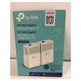 TP-LINK AV1000 GIGABIT POWERLINE STARTER KIT TP-LINK AV1000 GIGABIT POWERLINE STARTER KIT