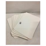 CHARLES LEONARD SET OF 12 DRY ERASE BOARDS 9"X12"