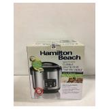 HAMILTON BEACH DIGITAL RICE COOKER AND STEAMER