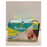 PAMPERS DIAPERS SIZE N PAMPERS DIAPERS SIZE N