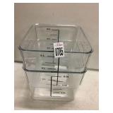 SET OF 2 FOOD STORAGE CONTAINERS SET OF 2 FOOD STORAGE CONTAINERS