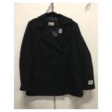 HAGGAR CLOTHING TENCH COAT LARGE