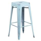 FLASH FURNITURE 30" DISTRESSED BARSTOOL