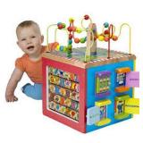 MY BUSTY TOWN WOODEN ACTIVITY CUBE MY BUSTY TOWN WOODEN ACTIVITY CUBE