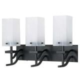 NUVO 4-LIGHT TEXTURED BLACK WALL MOUNTED VANITY NUVO 4-LIGHT TEXTURED BLACK WALL MOUNTED VANITY