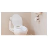 AQUASENSE RAISED TOILET SIT WITH LID