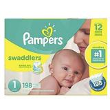 PAMPERS SWADDLERS #1 198 DIAPERS COUCHES