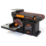 WEN 4X36-INCH BELT AND 6 INCH DISC SANDER W/ CAST WEN 4X36-INCH BELT AND 6 INCH DISC SANDER W/ CAST