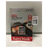 SANDISK ULTRA SD CARD, 128GB (IN SHOWCASE)