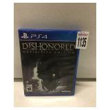 DISHONORED GAME FOR PS4 (IN SHOWCASE)