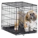 AMAZON BASICS SINGLE DOOR FOLDING METAL DOG CRATE