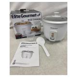 ELITE GOURMET 6 CUP CAPACITY RICE COOKER