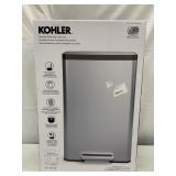 KOHLER STAINLESS STEEL STEP TRASH CAN 47L