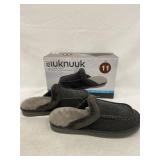 NUKNUUK MENS LEATHER SLIPPERS SIZE 11