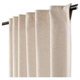 CURTAIN  PANEL SIZE 50X96 IN APPR 4 PCS BEIGE