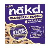 NAKD BLUEBERRY MUFFIN FRUIT AND NUT BARS 2 BOX OF