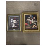 ASSORTED FLORAL WALL ART - 2 PIECES