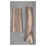 ROUGH CUT LENGTHS OF UNKNOWN HARDWOOD 2 PCS