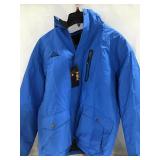 OUTDOOR SPORTS MENS WINTER JACKET SIZE XL BULE