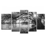 MY EASY ART 5 PANELS CANVAS WALL ART