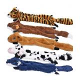 SHARLOVY DOG SQUEAKY TOYS 5 PACK CRINKLE DOG TOY