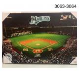 Panoramic Pic Marlins Stadium MLB Wall Art 33' x