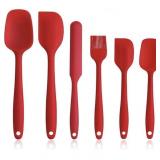 SILICONE KITCHEN SPATULAS 6PCS 8-10IN USED