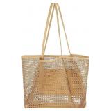 BEACH MESH TOTE BAG 13 x7IN
