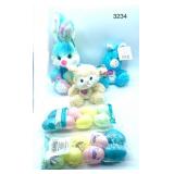 19Pcs Easter Lot: 2x Singing Plush Doll, Large