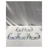 HENOTIN, 5 PACK OF READING GLASSES+2.00 RATING